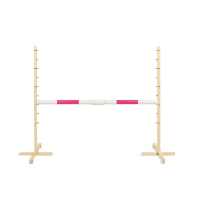 Klassisk Spring Til Kæpheste 160 cm x 120 cm Lyserød Pink