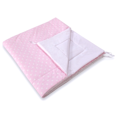 Legemåtte  Lyserød Pink Polkaprikker