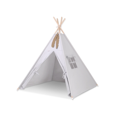 Legesæt med tipi telt  Grå