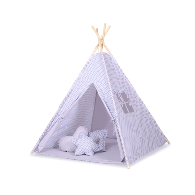 Legesæt med tipi telt  Grå