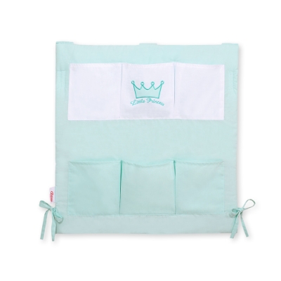 Lommeophæng til tremmeseng - Little Prince/Princess  Mint