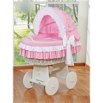 Moseskurv med kaleche  Lyserød Pink Bellamy