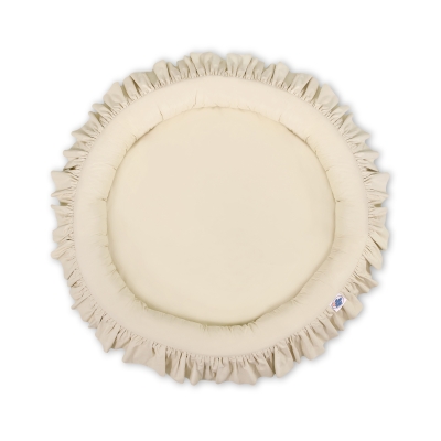 Rede med flæser  Beige