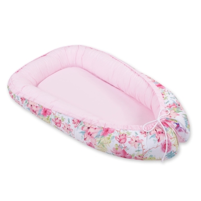 Rede til baby  Lyserød Pink Blomster