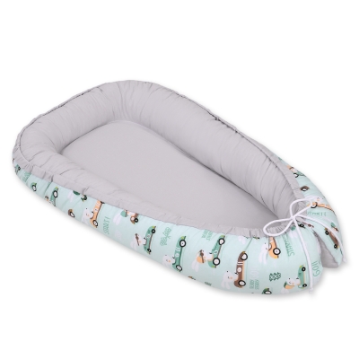 Rede til baby  Mint Grå Kaniner