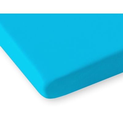 Sengelagen til babyseng 120x60cm  Turkis Bomuld