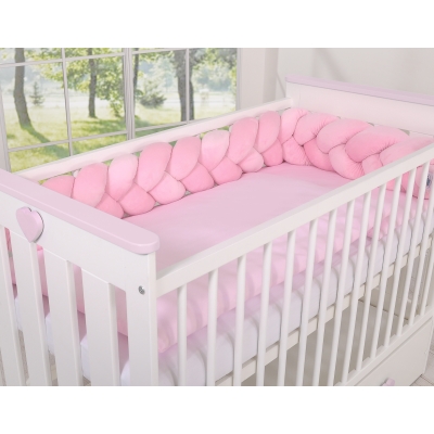 Sengerand flettet velour minky