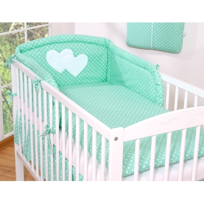 Sengesæt til babyseng  Mint