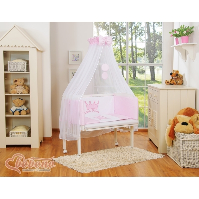 Sideseng til pige baby Lyserød Little Princess
