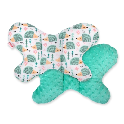 Sommerfugl-formet pude  Mint Pindsvin