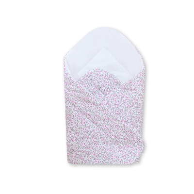 Svøb til baby  Lyserød Pink Blomstereng Blomster