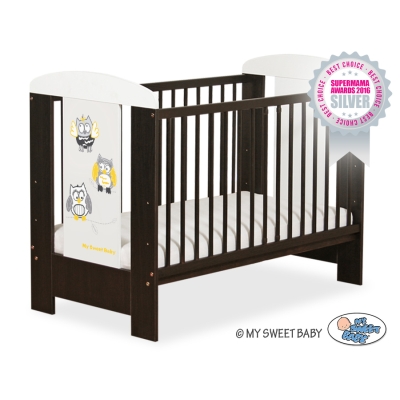 Tremmeseng 120x60cm til baby Munter Ugler
