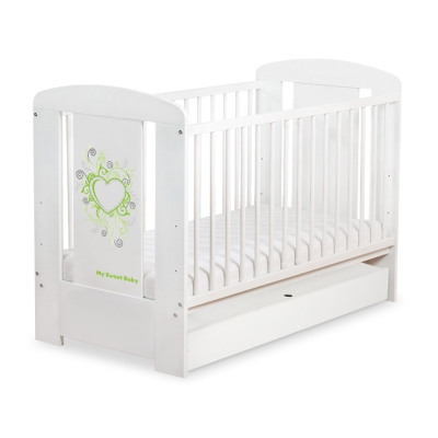 Tremmeseng med skuffe til baby Chic  STANDARD