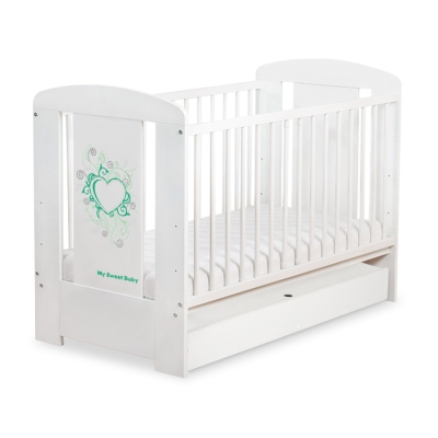 Tremmeseng med skuffe til baby Chic  STANDARD