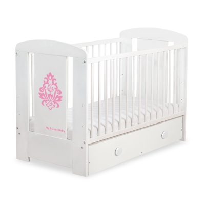 Tremmeseng med skuffe til baby Glamour  MAXI Glamour