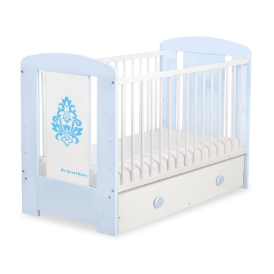 Tremmeseng med skuffe til baby Glamour  MAXI Glamour