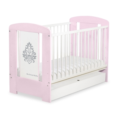 Tremmeseng med skuffe til baby Glamour  STANDARD Glamour