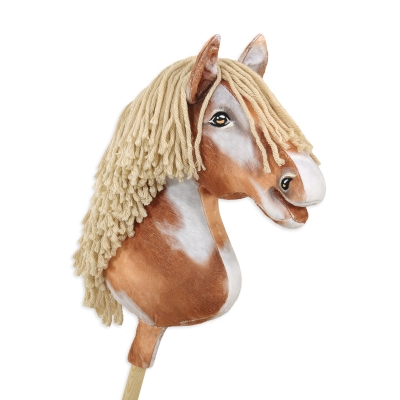 Kæphest Tobiano med beige manke