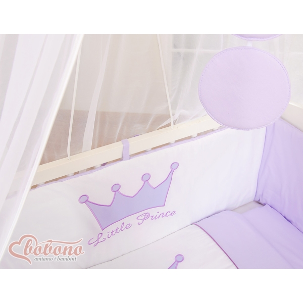 Sengesæt i 6 dele for sidesenge FABIO Little Prince/Princess