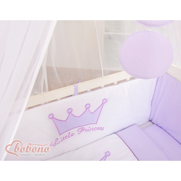 Sengesæt i 6 dele for sidesenge FABIO Little Prince/Princess