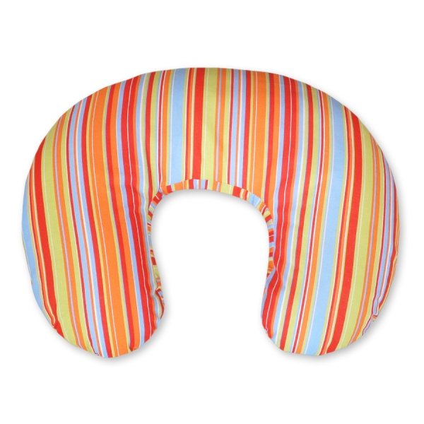 Ammepude til baby - Hanging Hearts  Orange Striber