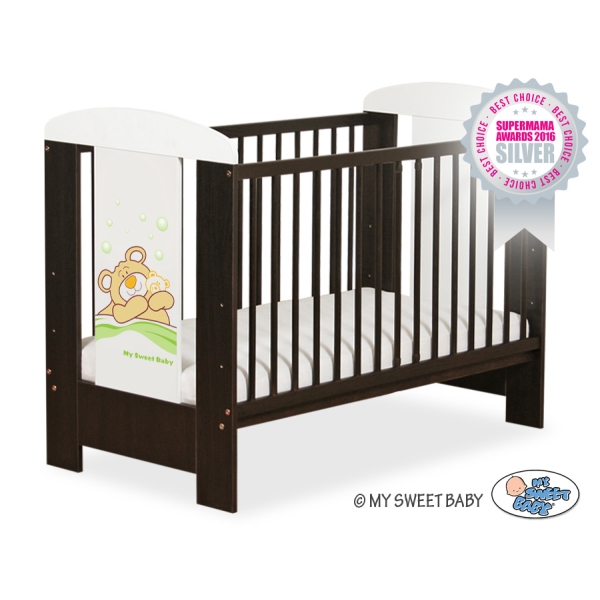 Baby tremmeseng 120x60cm Bamse Barnaba