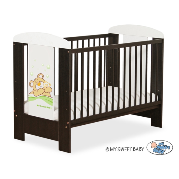 Baby tremmeseng 120x60cm Bamse Barnaba