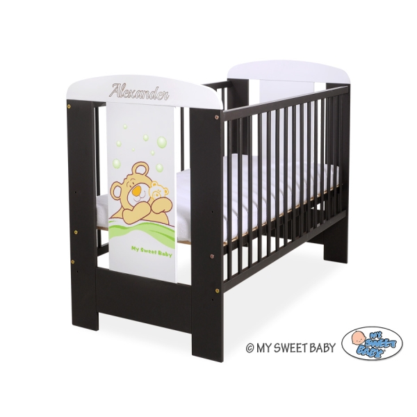 Baby tremmeseng 120x60cm Bamse Barnaba
