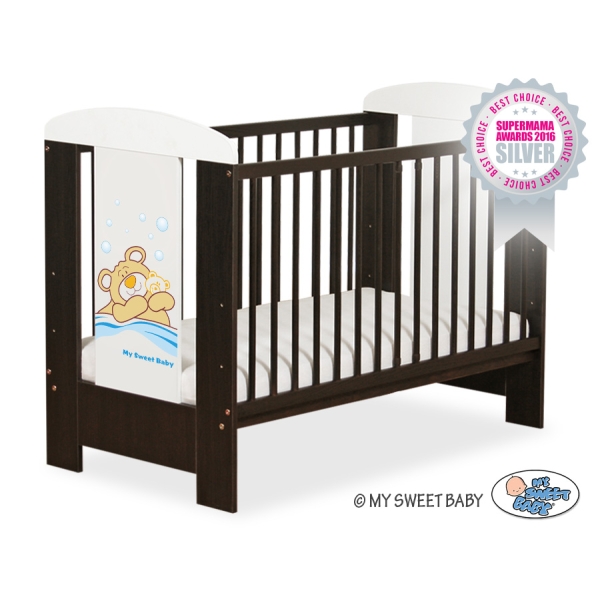 Baby tremmeseng 120x60cm Bamse Barnaba