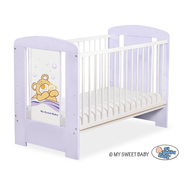 Baby tremmeseng 120x60cm Bamse Barnaba  Lilla