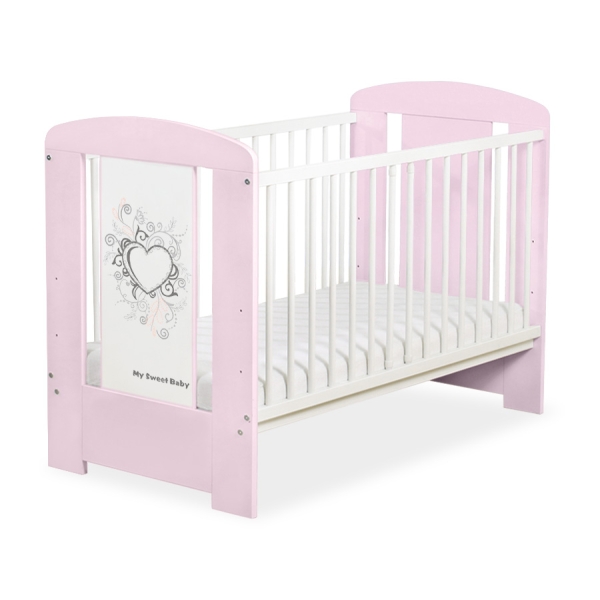 Baby tremmeseng 120x60cm Chic  Lyserød Pink