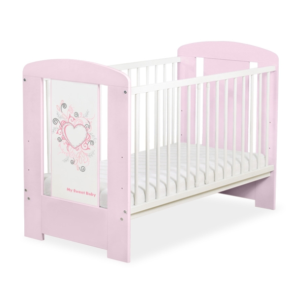 Baby tremmeseng 120x60cm Chic  Lyserød Pink