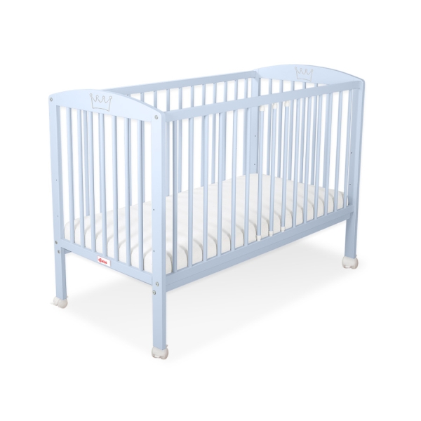 Baby tremmeseng 120x60cm Little Prince/Princess  Blå