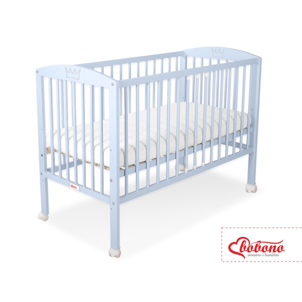 Baby tremmeseng 120x60cm Little Prince/Princess  Blå