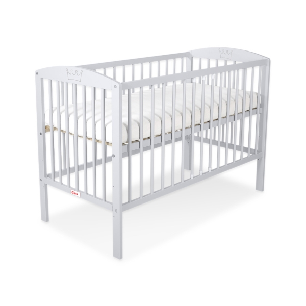 Baby tremmeseng 120x60cm Little Prince/Princess  Grå