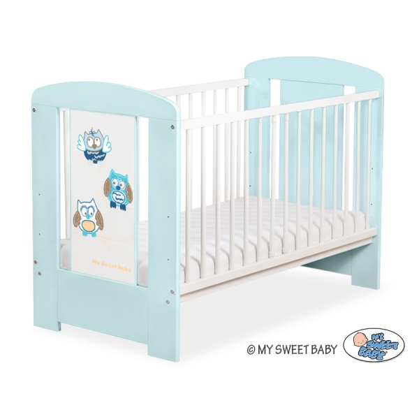 Baby tremmeseng 120x60cm Munter Ugler   Mint