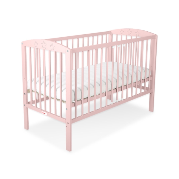 Baby tremmeseng 120x60cm Stjerner  Pulverrosa