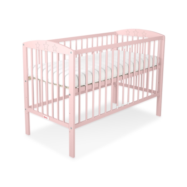 Baby tremmeseng 120x60cm Stjerner  Pulverrosa