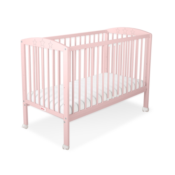 Baby tremmeseng 120x60cm Stjerner  Pulverrosa