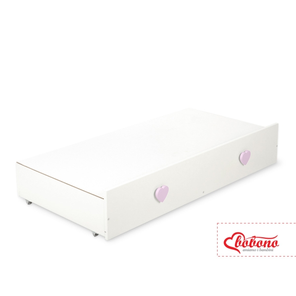 Baby tremmeseng med Skuffe 120x60cm Hjerter  MAXI