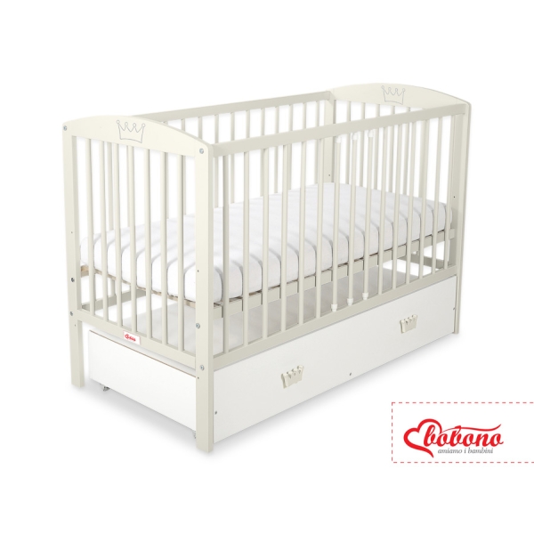 Baby tremmeseng med Skuffe 120x60cm Little Prince/Princess  MAXI