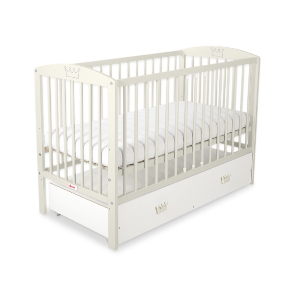 Baby tremmeseng med Skuffe 120x60cm Little Prince/Princess  MAXI