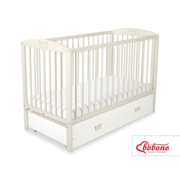 Baby tremmeseng med Skuffe 120x60cm Little Prince/Princess  MAXI