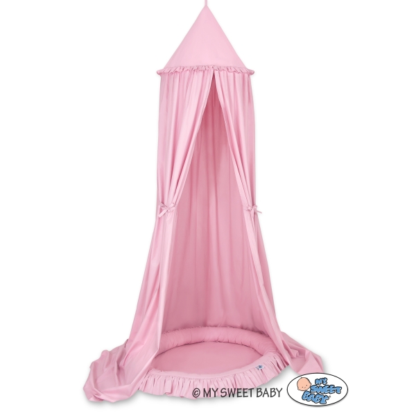 Sengehimmel Baby med Babynest Lyserød Pink