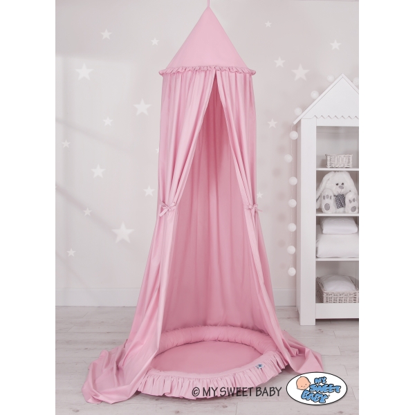 Sengehimmel Baby med Babynest Lyserød Pink