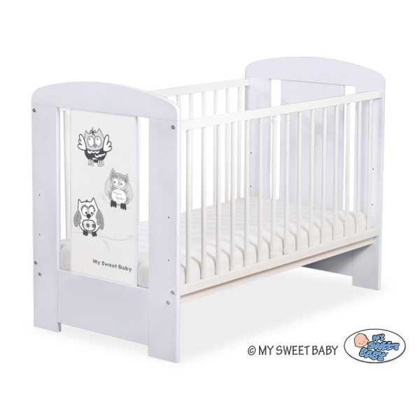 Babyseng 120x60cm  Munter Ugler  Grå