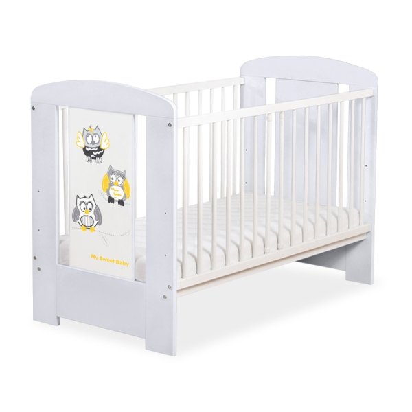 Babyseng 120x60cm  Munter Ugler  Grå