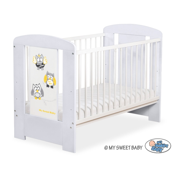 Babyseng 120x60cm  Munter Ugler  Grå