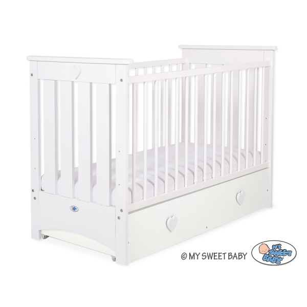 Babyseng LORENZO med Sfuffe  MAXI Hvid