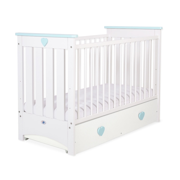 Babyseng LORENZO med Sfuffe  MAXI Mint Hvid